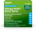 Basic Care 24- Hour Allergy Relief Nasal Spray, Fluticason Propionat (Glucocorticoid), 50 mcg, Fuld præsentationsstyrke, Non- Drowsy, 1,62 fl oz 0,54 fl oz (Pack of 3)