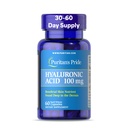 Puritans Pride Hyaluronsyre 100 mg, Kosttilskud til hudhygiejne, 60 hurtige udløsningskapsler