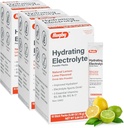 Rugby Hydrating Electrolyte Powder Packs - Drink Mix Powder Packets with 5 Vitamins - Improved Hydration - Natural Lemon-Lime Flavor - 10 Stick Packs - 0.56 Oz Each (3 Pack)