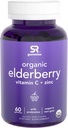 Elderberry Gummies Koncentrat (65: 1) med C-vitamin, Zink & Probiotika til immunsupport & Gut Health