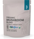 Functionist Organic Mushroom Blend Mex124; Organic Mushroom Supplement Powder 124; 10 Mushroom Mix 124; Kraftfuld Gut, Energy Mushroom Complex 124; Premium Mushroom Drikke Powder - Vegan, Kosher, 2.12 Oz