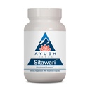 Ayush urter Sitawari - Shatavari kapsler til kvinder, Shatavari rodtilskud, Hormonbalance for kvinder, naturlige kvindelige reproduktiv støtte - 90 vegetariske kapsler (1 greve)