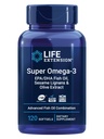 Life Extension Super Omega-3 EPA / DHA med Sesame Lignans & Olive Extract, 120 Greve
