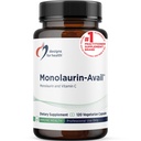 Design til sundhed Monolaurin- Avail - 1000mg Glycerol Monolaurate + C-vitamin med Sunflower Lecithin til at øge Monolaurinabsorption - Non- GMO + Gluten Free Immunoid Support Supplement (120 kapsler)