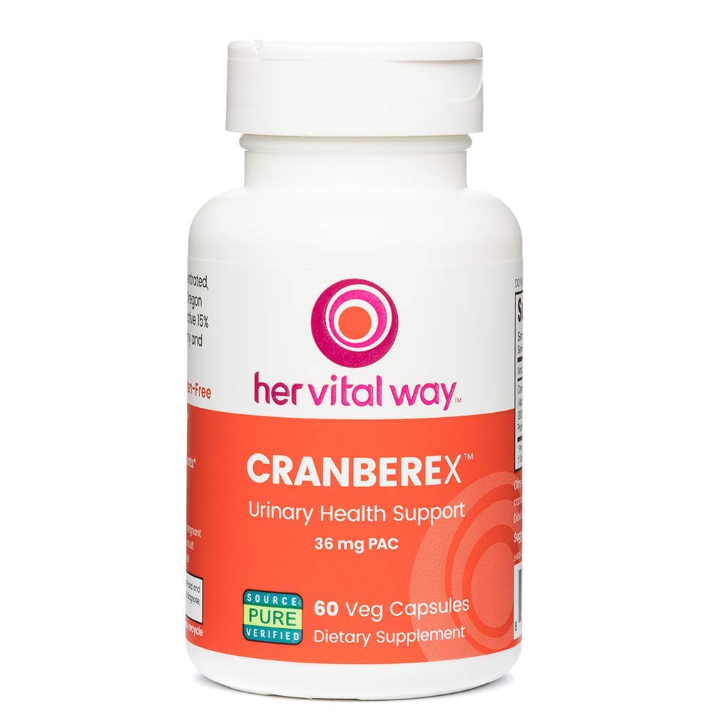 Cranberex - Cranberry Pills til kvinder og mænd - Cranberry Supplement med 36 mg PAC - Cranberry Extract Kapsler til Urinary Tract Sundhed og Nyrepleje - 60 Veg Kapsler