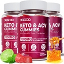 (3 Pack) Keto ACV Gummies Extreme 1500MG Keto Gummies Æble Cider Vineddike Formuleret med Pomegranat Beet Juice Powder B12 Vegan Non GMO 180 Gummys