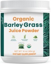 Teaveli Organic Barley Grass Juice Powder - Grown and Hartared in The Fertile Utah Soil - 16 Ounces (454 Bedste)