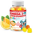 DR. MORITZ Vegan Omega 3 Gummies for Kids and Toddlers (90 Greve), Omega 3 Kids Gummies for Brain and Heart Health, No Fish Oil and Gluten Free