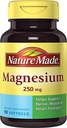 Nature Made Magnesium 250 mg flydende bløddele 90 ea (pakke med 2)