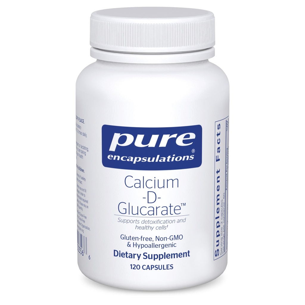 Ren indkapsling Calcium- D- Glucarate Note 124; supplement til støtte Cellular Sundhed i leveren, lunger, bryst, og kolon *