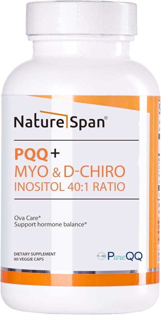 Premium Inositol, PQQ + Inositol & Chiral Inositol 40: 1 Ratio, 90 Caps