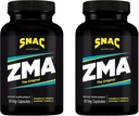 SNAC ZMA Den oprindelige inddrivelse & dvaletilskud, fremmer muskel inddrivelse, immunforsvar & genoprettende søvn med zink, Magnesium & vitamin B6, 180 Veggie kapsler (2 pakke med 90 Tæl)