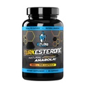 eFlow Nutrition Turkesterone Supplement for mænd [Højeste Renhed] + Cyclodextrin for høj Absorption - Øg Stamina, Lean Muscle Growth & Recovery, Buster Drive - 3. part testet (60 kapsler)