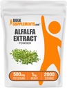 BulkSupplements.com Alfalfa Extract Powder - Alfalfa Supplement, Green Superfood Powder - Vegan & Gluten Free, Green Supplements - 500mg per Serving, 1kg (2,2 lbs) (Pack of 1)