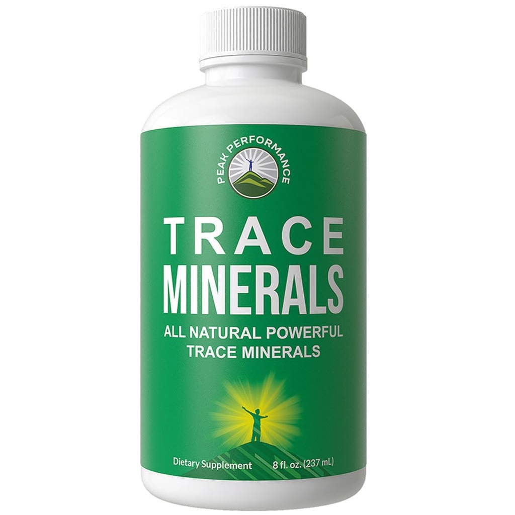 Ultra High Renhed Trace Minerals Flydende dråber til vand. Ionic Plant baseret Fulvic Trace Mineral Drop Supplement + Magnesium. Opfylder naturlige mineraler, elektrolyter + optimale pH-niveauer