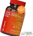 Vaginal Probiotika & Prebiotika til kvinder - Support Vaginal Health & pH Balance - Women 's Probiotic for Bacterial Vaginosis - Kvinde & Vaginal Care - 60 kapsler