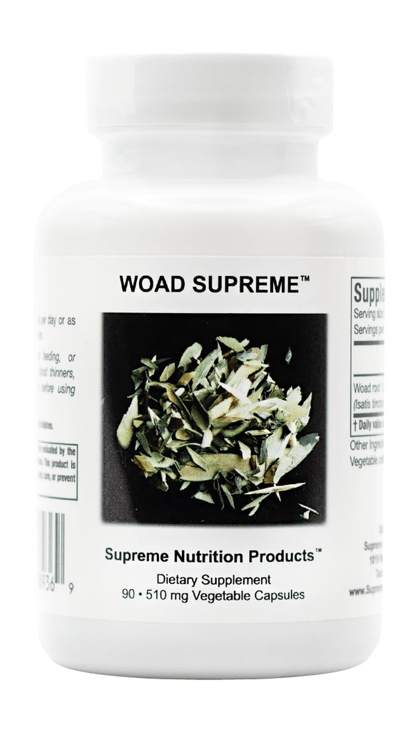 Supreme Nutrition Woad Supreme, 90 Pure Isatis Root Vegetariske Kapsler