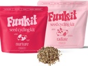 Funk It Wellness Seed Cykelsæt 124; Organic PMS Relief Measures 124; Monthly Supply Measures 124; Soothe Cramps, Hormonal Acne, Mood Swings og General PMS Measures 124; Natural Measures 124; PMS Relief PMS PMDD Support Measures 124; 100% Plantebaseret