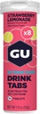 GU Energy Hydration Electrolyte Drink Tablets, Forbedret Endurance Sport Drikke til løb, Cykling, Triathlon, Jordbær Lemonade, 8-greve (96 Servere)