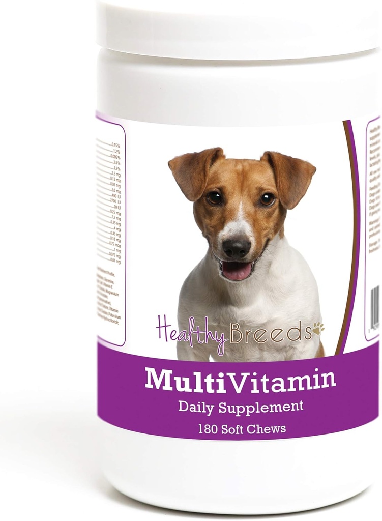 Healthy Breeds Jack Russell Terrier Multivitamin Soft Chew for Dogs 180 Count