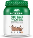BIOSTEEL Elite Plant- Based Recovery Vegan Protein med Brown Rice Protein, Pea Protein, og Hamp Protein, Chokolade Flavor, 14 Servere, Gluten- Free