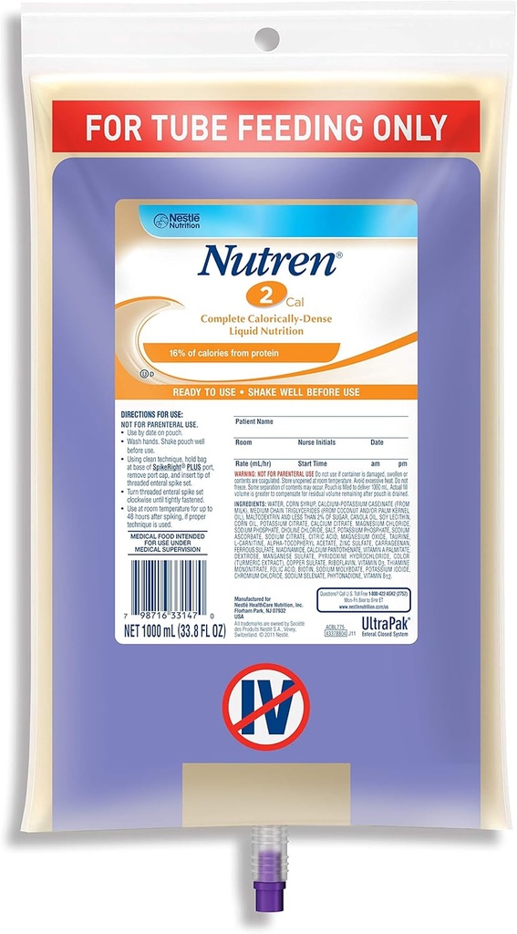 Nestle Clinical Nutren 2.0 Nutational Supplement, Ncl44146H, 1 Pund