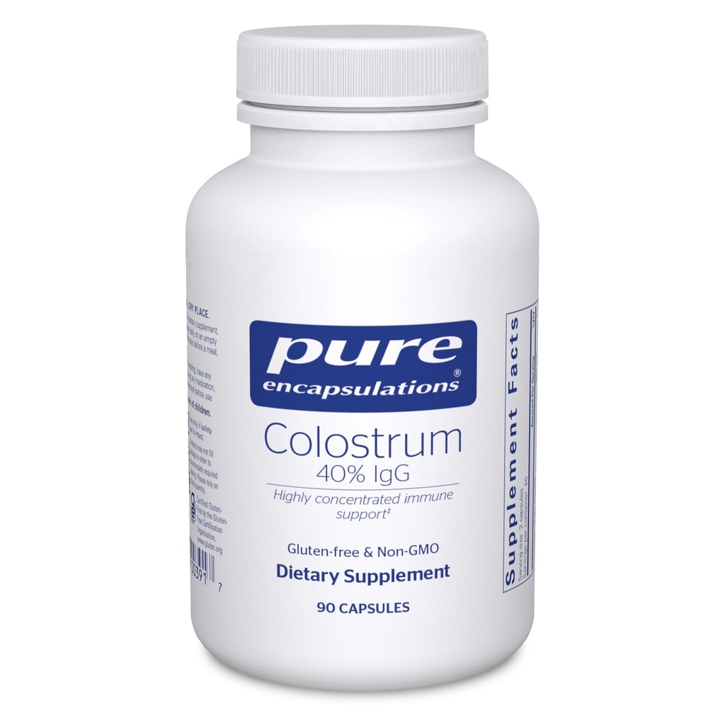 Pure indkapslinger Colostrum Mex124; 40% IgG Højkoncentreret immunstøtte Mex124; 90 Kapsler