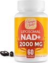 2000 MG NAD Supplement, Liposomal NAD+ with High Absorption, More Efficient Than Nicotinamide Riboside, Pure & Plus Boosting Supplement, Aging Defense, Metabolism & Cellular, 60 softgels