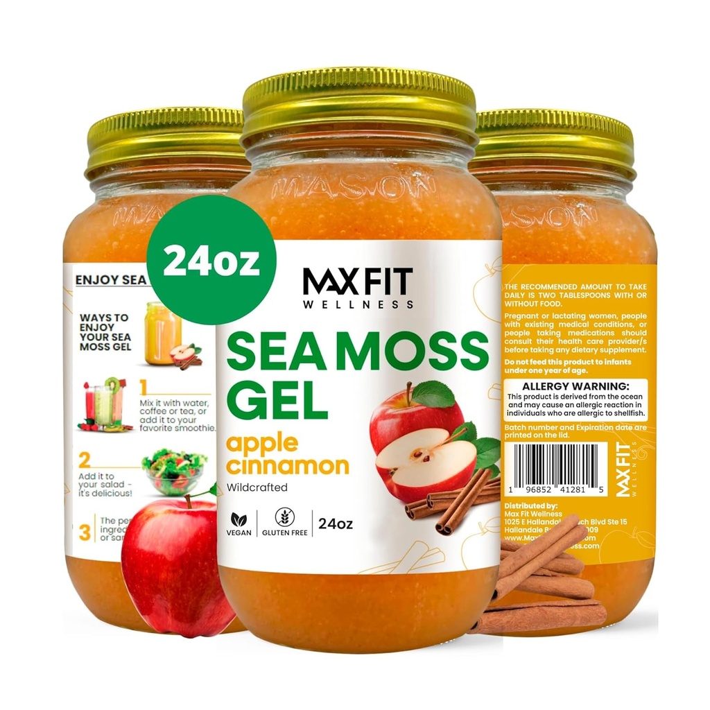 Sea Moss Gel Raw (12 Artiskokker) 24oz Wildсrafted Gold Sea Moss Gel fra Saint Lucia against 124; 92 Vitamin og mineralsk area 124; Pure Raw + Non- GMO has 124; Vegan Superfood