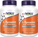 Nu fødevarer: L- Tyrosine Neurotransmitter Support 750 mg, 90 Caps (2 pakke)