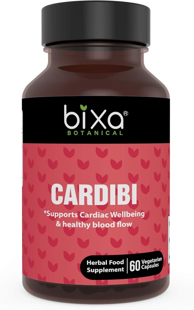 Ayurvedic Natural Herbal Supplement CARDIBI kapsler Pure Autentiske Premium kvalitet 60 Veg kapsler (450 mg) (med Arjuna, Guggul, Punarnava, Trikatu pulver og hvidløg ekstrakt)