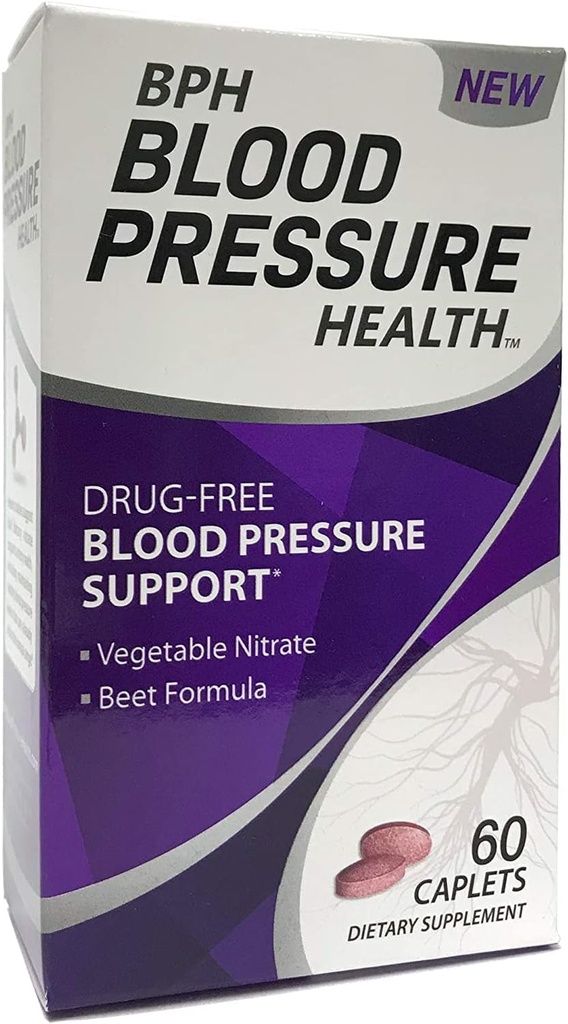 BPH Blood Pressure Health Caplets (pakke med 4)