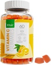 Khair Halal Vitamin C Gummies - Non GMO, Gluten- Free, Gelatin- Free, Vegetar - Immunstøtte Gummies, Halal lækre vitaminer til voksne og børn - 60 Gummies