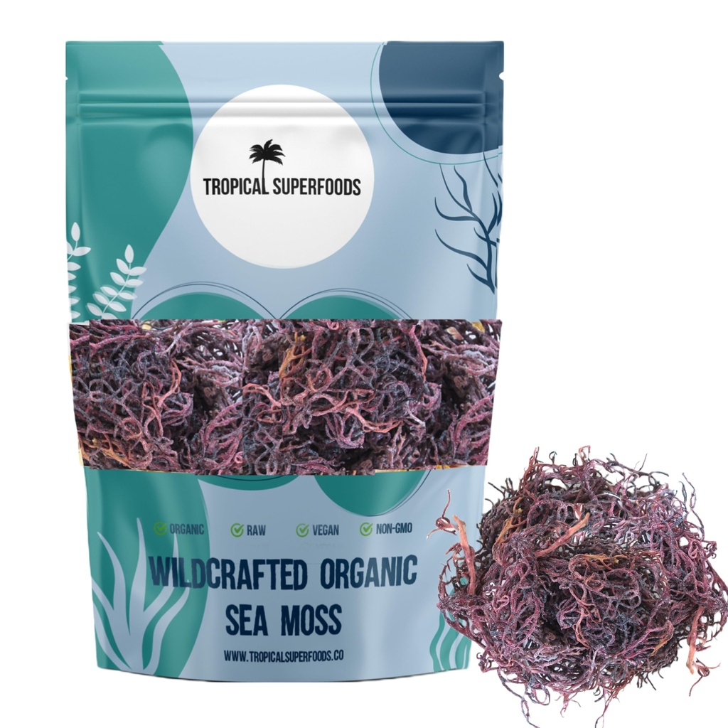 100% færdiglavede full Spectrum Purple Sea Moss against 124; Irish Sea Moss against 124; Soltørret Spectrum 124; 92 Minerals - gør 20 + oz of Sea Moss Gel against 124; Full Spectrum Purple Sea Moss (4oz)