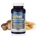 American BioSciences ImmPower Plus, AHCC & Fermented Wheat Germ Extract Herbal Supplement, 550mg per Capsule for Immune Support, Maintains Natural Killer Cell Activity, Pack of 1, 60 Veggie Capsules