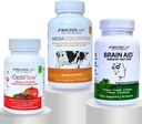 Bricker Labs Travel Wellness Bundle: Optiflow Blood Flow Optimizer, Colostrum Capsule Immunforsvar og Brain Aid Memory Matters for Brain Health