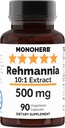 Rehmannia Extract 500 mg - 90 Veg Kapsler - Rehmannia Glutinosa - 90 Servering