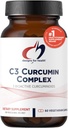 Design for sundhed C3 Curcumin Complex - Meget biotilgængelig Curcuminoid gurkemeje supplement, 400mg med 3 Bioaktive Curcuminoider - Non-GMO, Gluten- Free + Vegetarian (60 kapsler)
