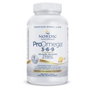 Nordic Naturals ProOmega 3-6-9, Lemon Flavor - 120 Soft Gels -1360 mg Omega-3 - EPA & DHA med tilsat GLA - Sund hud, kognition, positiv mood - ikke-GMO - 60 Servering