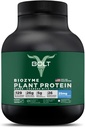 Bolt Biozyme Plant Protein Deponering 124; Vegan Protein med Superfood Phycocyanidin og Ayurvedic Herbs Deponering 124; Komplet Aminosyre Profil for Muscle Support og Recovery Deponering Deponering 124; 2Lb / 32oz, 26 Servering Deponering Deponering 124; Madagaskar Vanilla