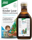 Floradix Kinder Love Children 's Multivitamin - Urtetilskud - Flydende Multivitamin til børn - Vitamin A, C, D & E, Calcium & Mere - Vegetar, Non- GMO, Gluten- Free - 8,5 fl oz