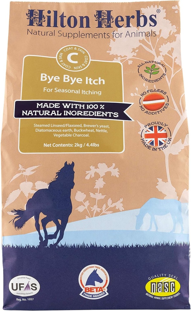 Hilton urter 70404 Bye Itch Equine Supplement 1 stykke 4.4lb