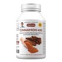ANDREW LESSMAN Cinnamon 400mg - 30 kapsler - High Potency, Standardized Extract. Ingen tilsætningsstoffer. Lille let at synke kapsler