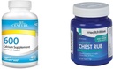 21. Century Calcium 600 mg tabletter 400 Grev & HealthWise medicated Chest Rub 4oz Host suppressant