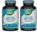 Nature 's Way Calcium Magnesium & Zink Mineral Complex, Understøtter ben sundhed & muskelfunktion *, immunforsvar *, 250 kapsler (Packaging May Vary) - 2 pakke