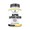 American Standard Kosttilskud Alpha Lipoic Acid 1300mg Per Servering - Vegan, Gluten Free, Non- GMO, 90 Kapsler, 45 Servering