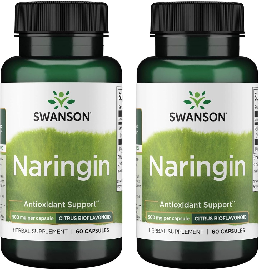 Swanson Naringin 500 milligram 60 kapsler (2 pakker)