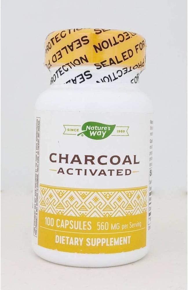 Nature 's Way Aktiveret Charcoal Hi Po (1x100 Cap)