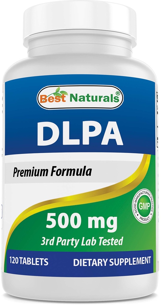 Bedste Naturals DLPA 500 mg 120 tabletter