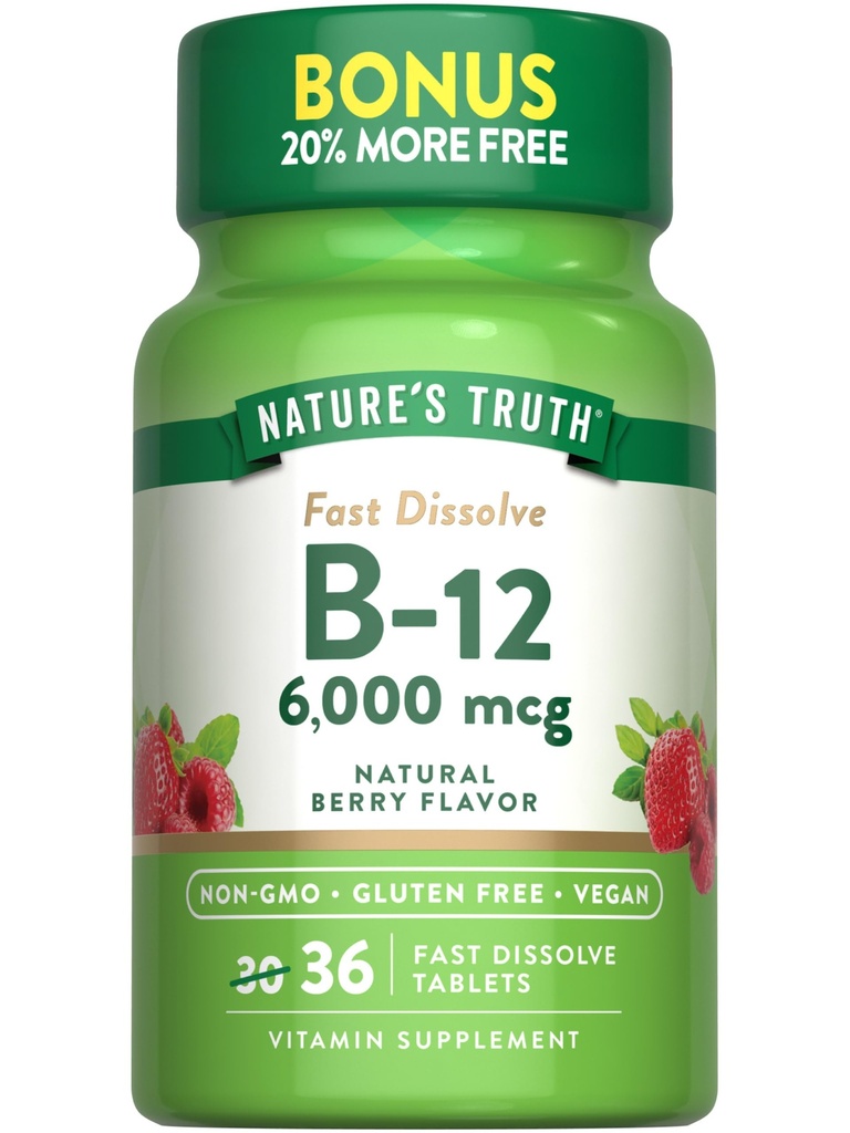 Nature 's Truth B12 Vitamin 6000 mcg
